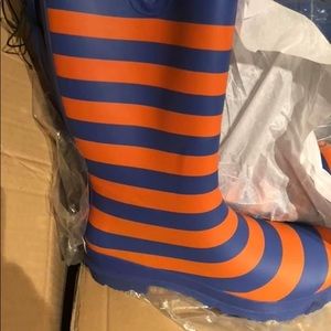 Florida Gator striped rainboots sizes 6-9
